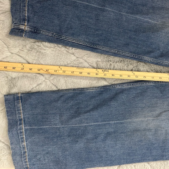 Anthropologie Pilcro The Skipper Jeans Wide-Leg High Rise Blue Size 29 Tall - Picture 8 of 16